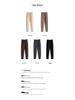 Women's Slim-Fit Thermal Knit Leggings - Solid Color, Thick, Lightweight, Cold-Resistant for Autumn/Winter Casual Wear.