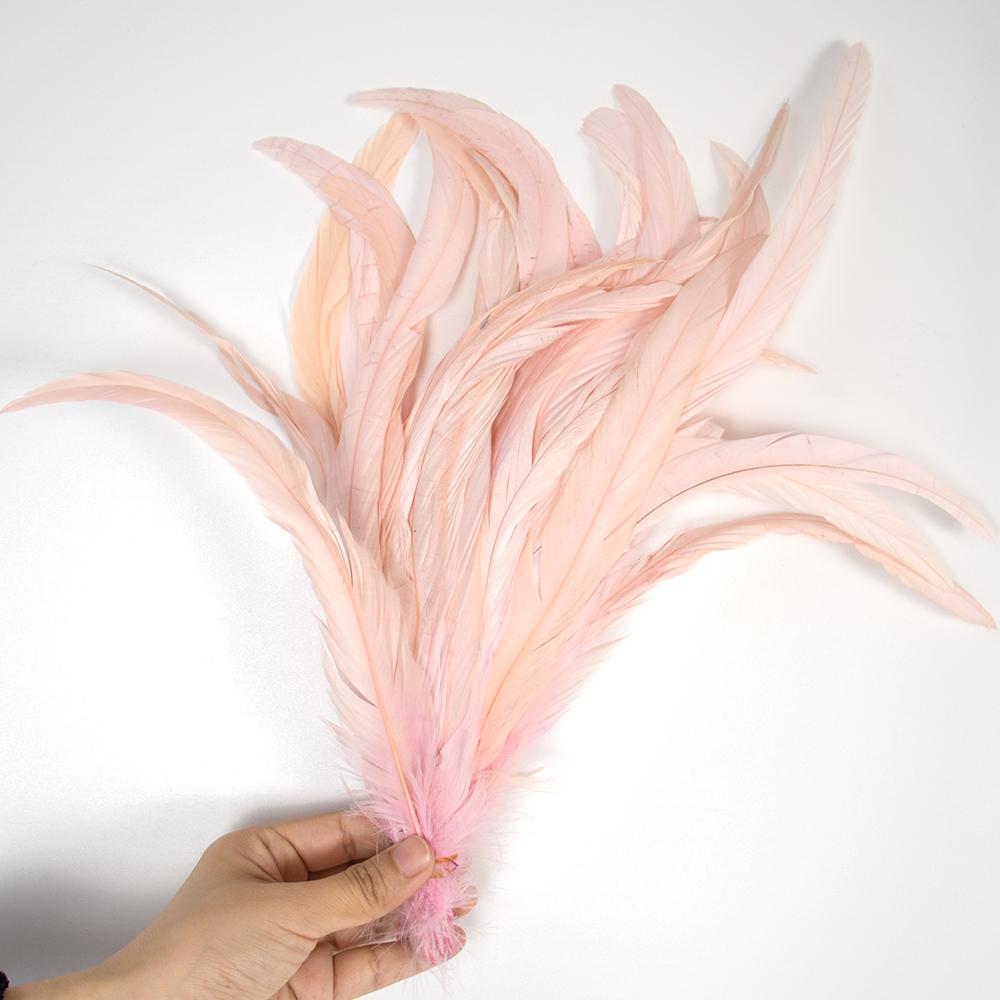 50/100 Stück 25-30cm Hahnenfeder Hochzeitsbasteln DIY Naturfeder Handarbeit Party Feder Karneval Kopfschmuck Dekoration