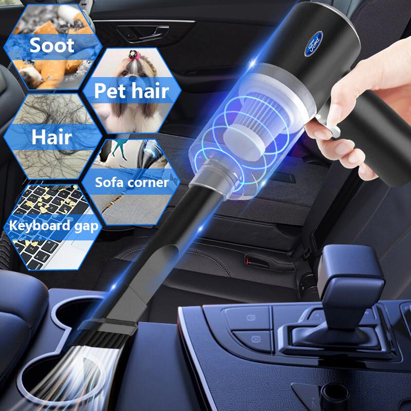 Car Vacuum Cleaner Wireless Handheld Portable Cordless Cleaner Car Interior Accessories For Ford Ranger T6 PX