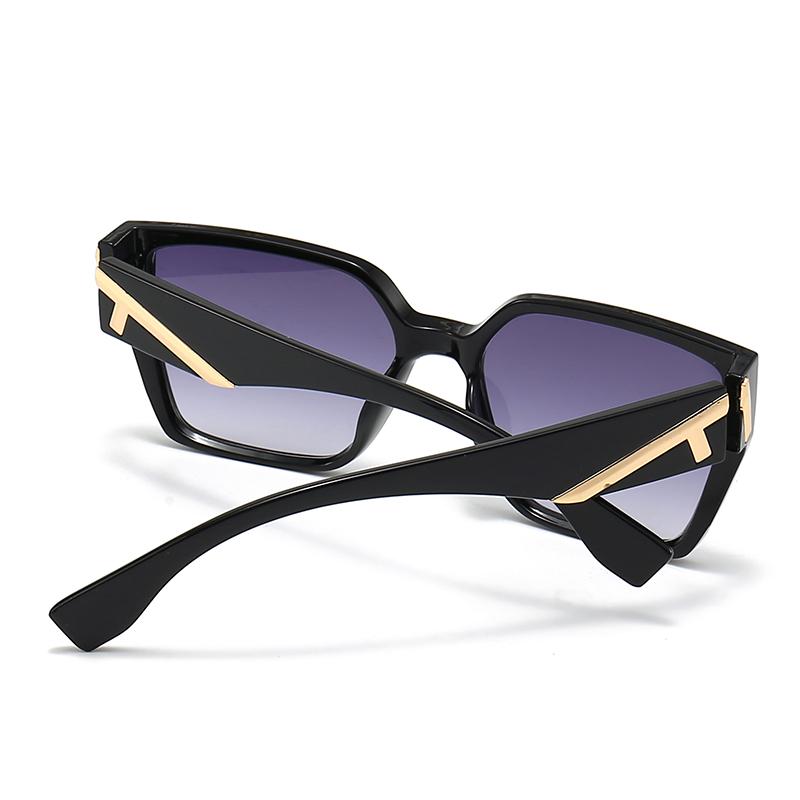 Fentjia Super Texture Square Decorative Sunglasses Men'S Fashion Street Photography Sunglasses Sunglasses  Women 2320