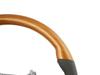 Gun Grip Steering Wheel Brown for Toyota Every Wagon DA17W TRISTAR'S (Eucalyptus Woodgrain)