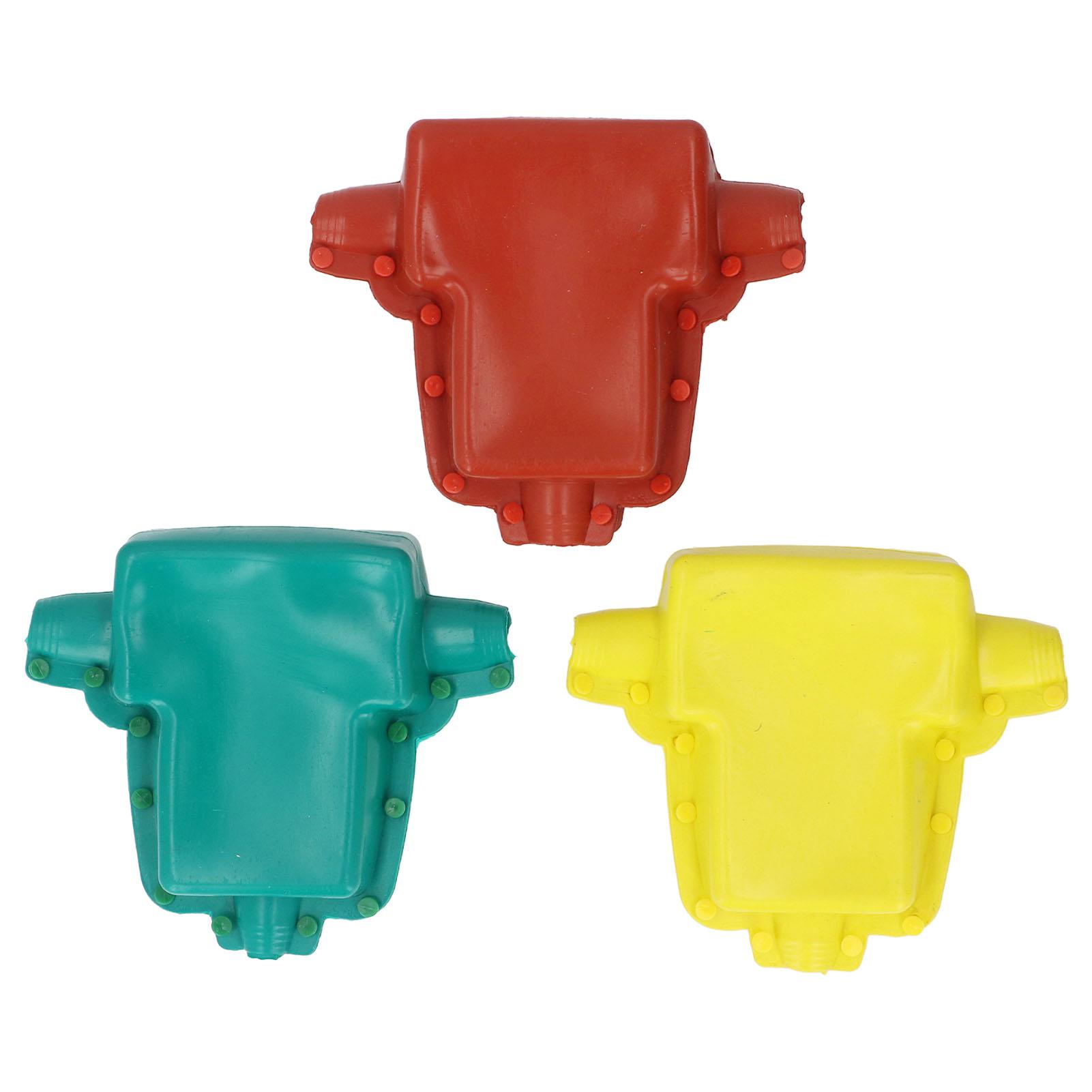 

3PCS Cable Terminal Insulation Cover Silicone Rubber 380V T Shaped Clamp Protective Sleeve 10KV