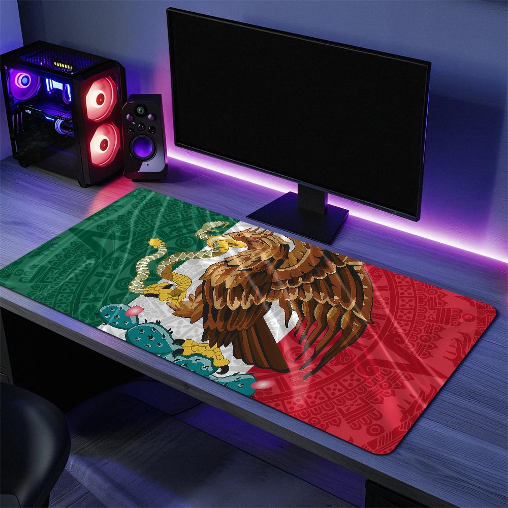 Aguila Grande Mexican Style s Mouse Pad Large Desk Mat Keyboard Ergonomic Office Rubber PC Nonslip Antifray Home Custom