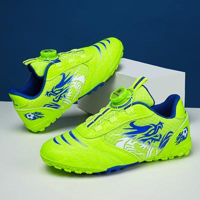 Children's Football Shoes New Student Boys Sports Broken Nails Rotating Buckle Short Nails Professional Training Shoes Boys