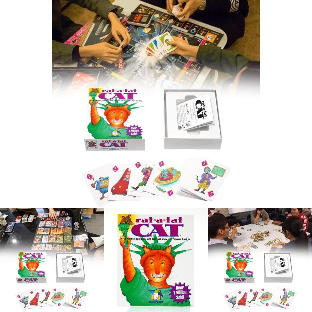 Rat A Tat Cat Card Game For Party Entertainment Family Gathering Play Props Toy