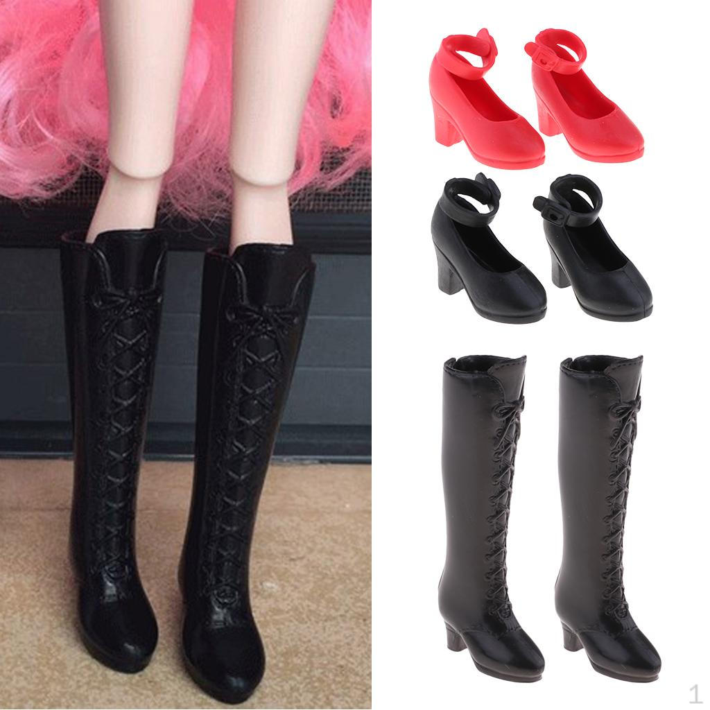 1/6 Scale Dolls High Shoes For Doll Dress Up