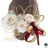 beauty Gorgeous hair ornament perfect for entrance fireworks and 20th birthday gatherings 3141h [LALALA flowers] coming-of-age ceremonies,