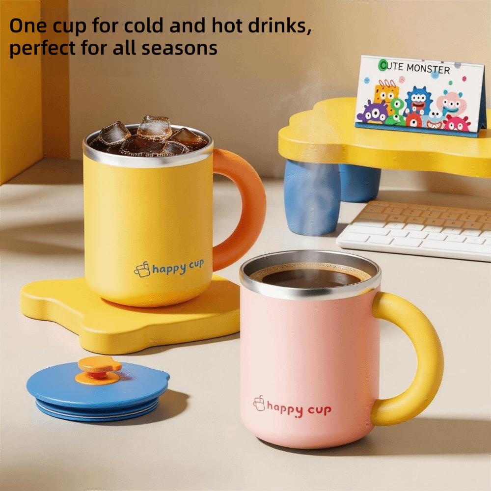 Double Wall Insulated Insulated Cup 304 Stainless Steel Water Cup Portable Coffee Mug Office