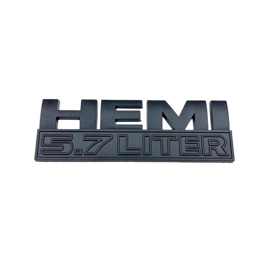 Hemi 5.7L Metal Decal for Dodge RAM 1500/2500