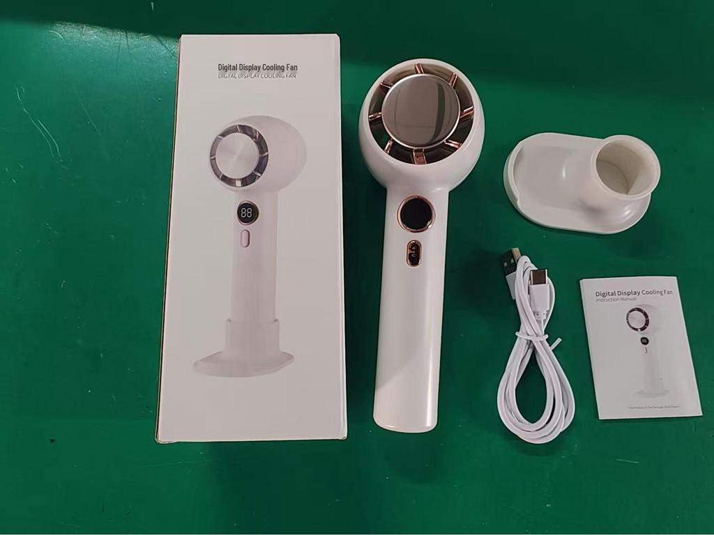 Portable USB Cold Compress Handheld Fan for Outdoor Travel and Sports