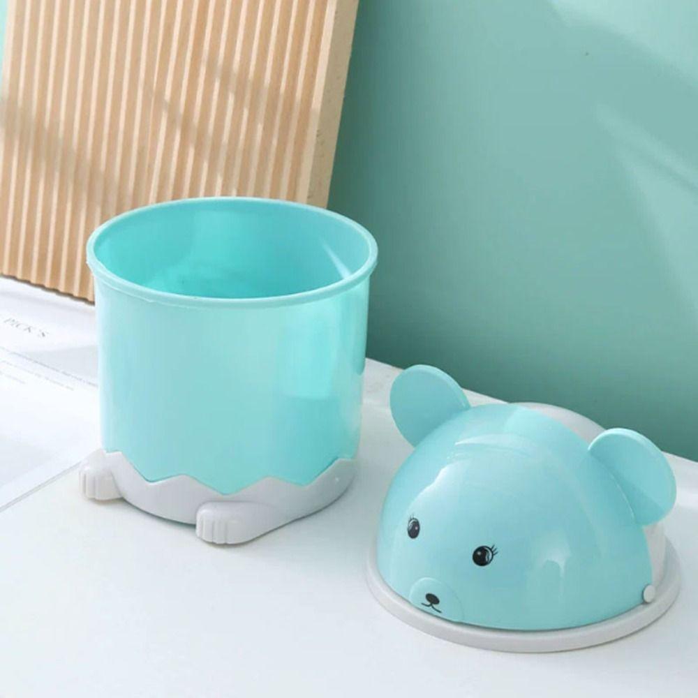 Storage Box Desktop Mini Trash Can Small Trash Bin Organizer Garbage Can  Office
