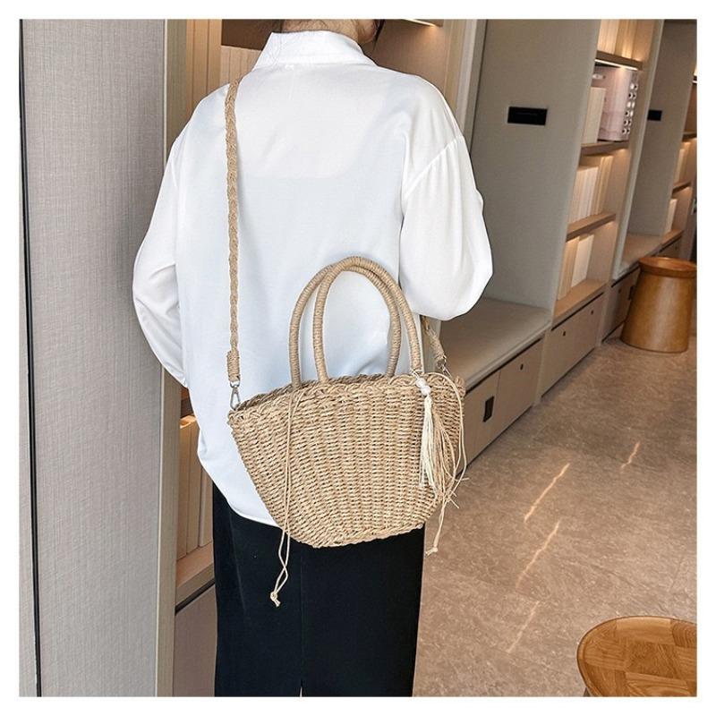Новая летняя соломенная сумка косой сумкой ретро мода женская сумка сумка-тоут плетёная сумка ручная сумка женщины 16*11*21cm