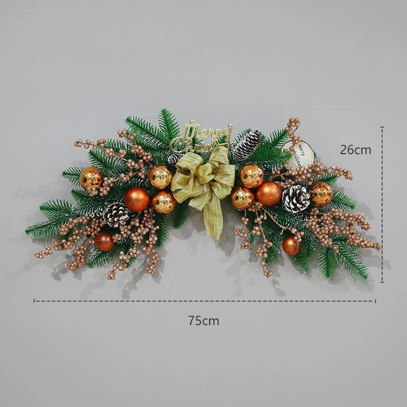 Creative Christmas Wreath - 40/60/80cm Festive Door Hanging Decoration & Gifts