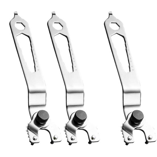 1/2Pcs Angle Grinder Wrench Multi-Specification Integration Adjustable Pin Wrench with Rotatable Key Pin Universal Fit Handle Tool