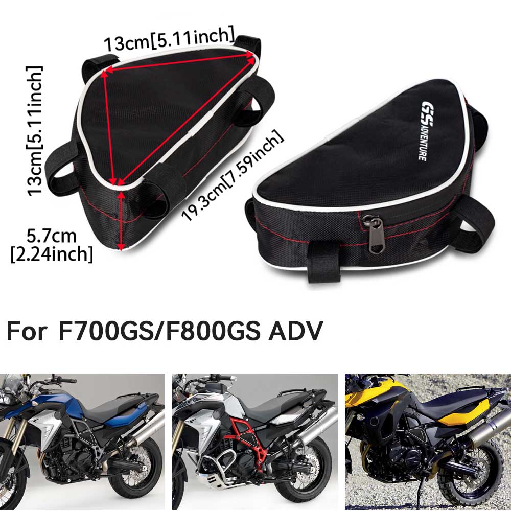Motorcycle Waterproof BAG For BMW R1200GS LC Adventure R 1200 GS ADV 2013 - 2025 Frame Crash Bars Bag Repair Tool Placement Bag