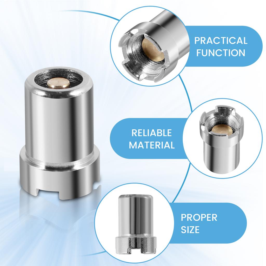 510 Cartridge Magnetic Ring Adapte Thread Stainless Steel Threaded Ring Adapter Stable Magnetic Ring Threaded Magnetic Adapter