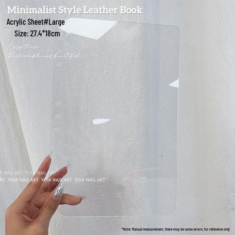 INS Advanced Loose-Leaf Nail Color Display Board and Storage Book with Pet Force-Printed Style Template