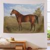 Vintage Horse Tapestry Wild Horses Tapestry Wall Hanging Farm Animal Horse Running Western Landscape Tapestries for Bedroom