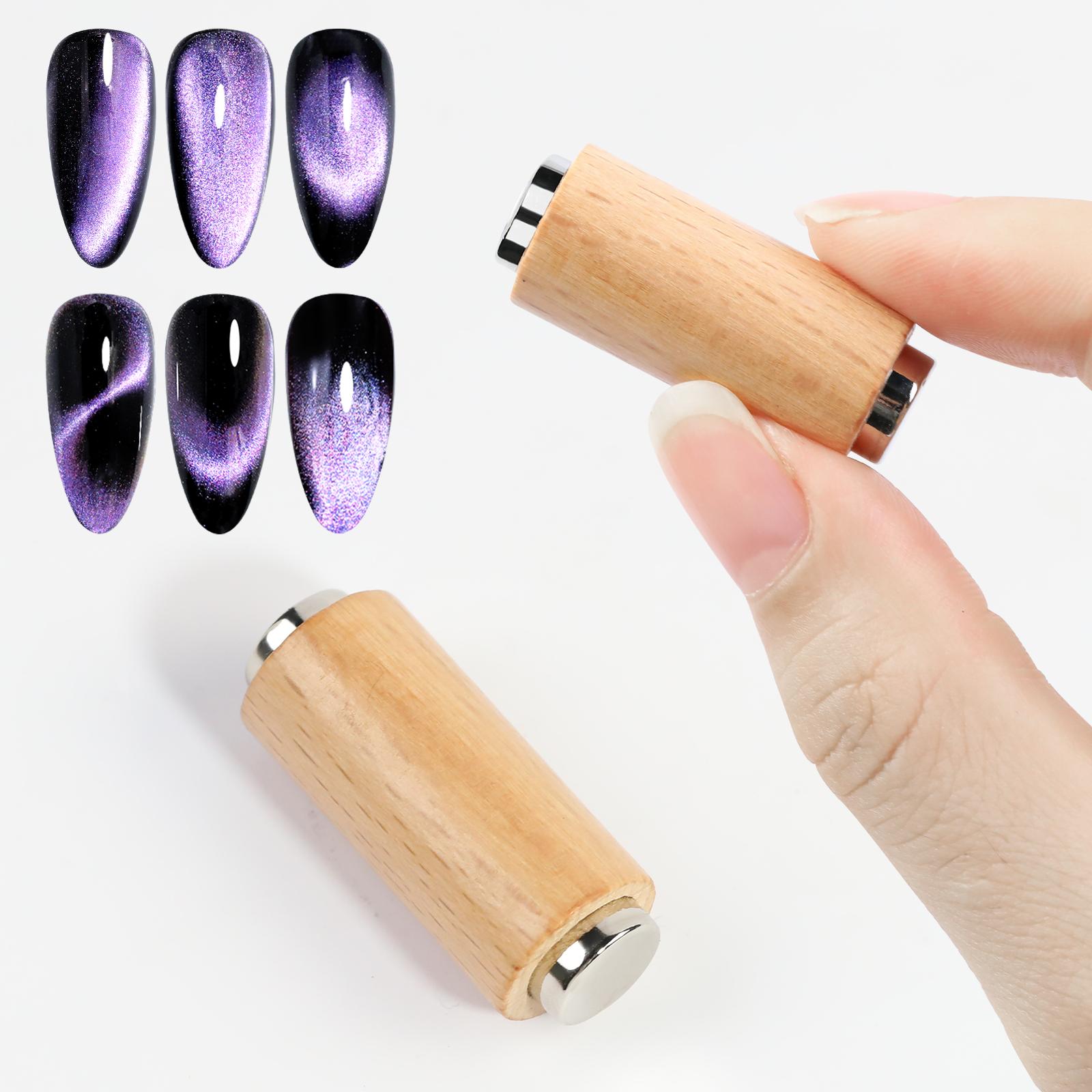 

4 In 1 Detachable Multifunctional Combination Magnetic Stick Cylindrical Suction Nail Art Cat Eye Super Strong Magnet Nail Tools
