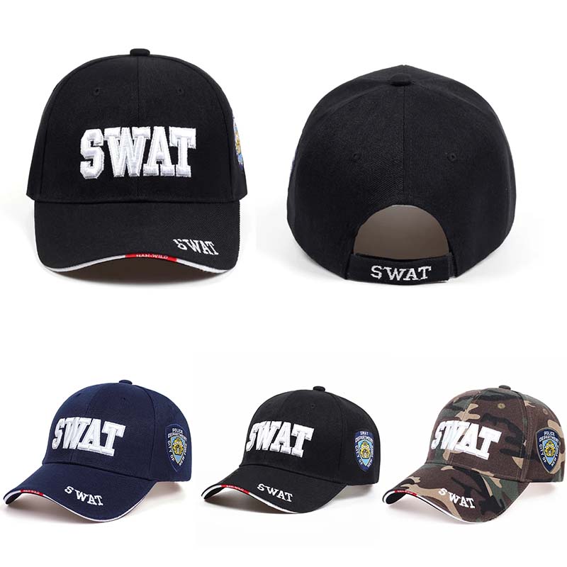 

Sport Fashion SWAT Letter Embroidery Snapback Cap Unisex Spring and Autumn Outdoor Adjustable Casual Hats Baseball Caps 54-60CM