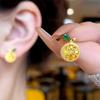 Environmentally Friendly, Fresh And Sweet Lemon Earrings, Fashionable And Versatile, Niche Design Earrings With A High-End Feel