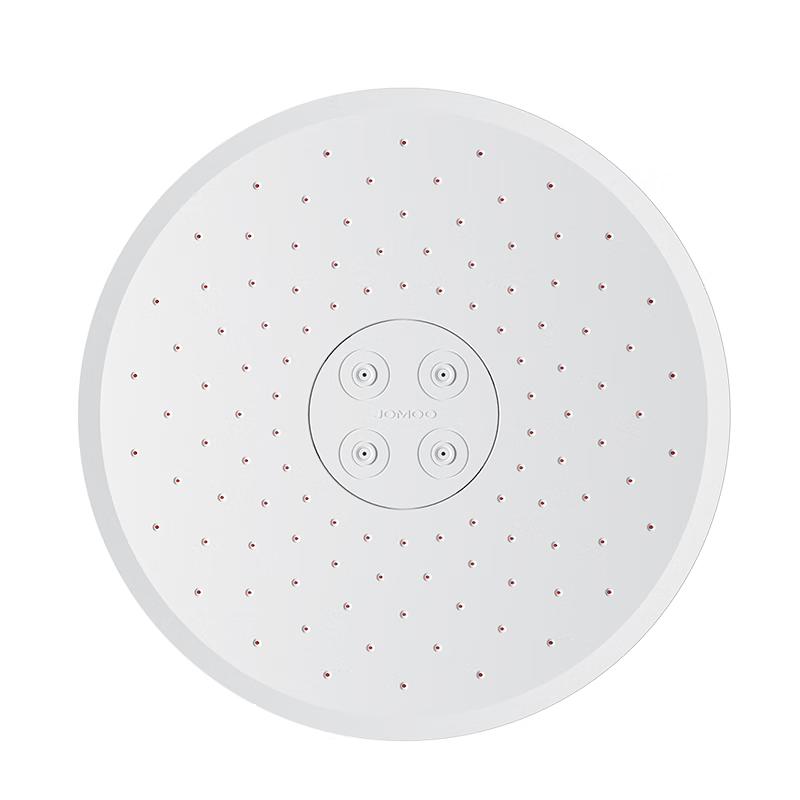 JOMOO Round Dual Spray Automatic Descaling Shower Head