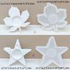 Silicone Mold Maple Leaf Candlestick Star Candle Holder Molds Craft Castings Mould for Table Holiday Home Decorations