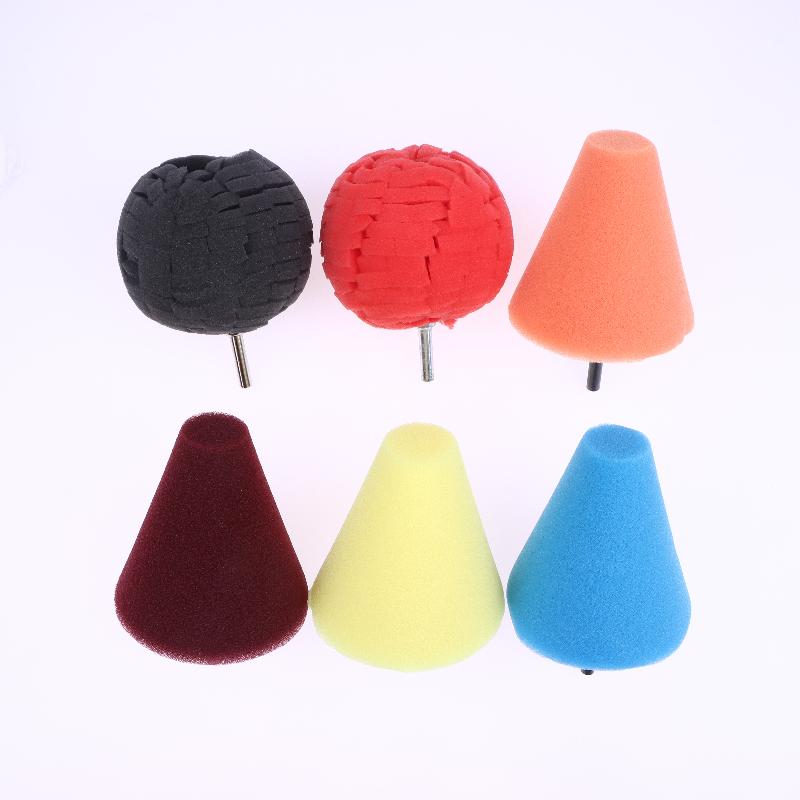 Car Hub Polishing Sponge Grinding Head Metal Plastic Grinding Conical Sponge Polishing Sponge Wheel