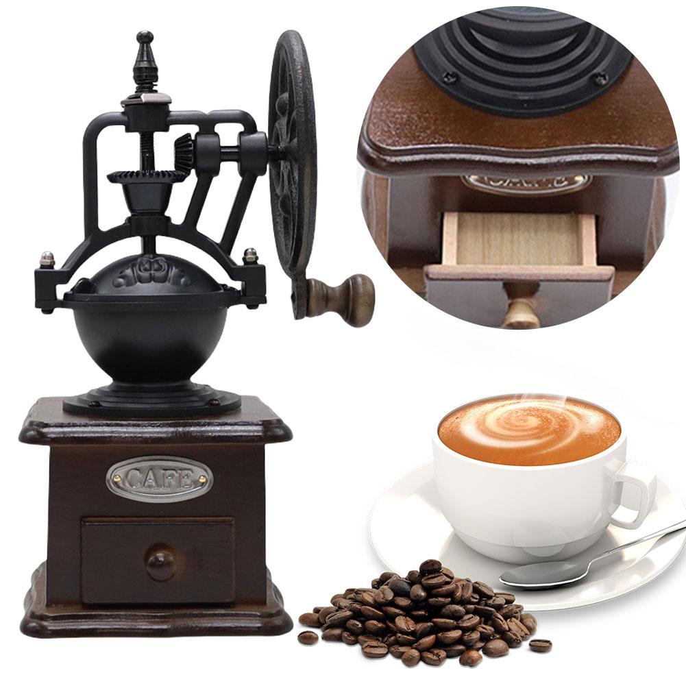 Manual Coffee Grinder Retro Coffee Bean Grinder Portable Hand Coffee Bean Mill China Mainland