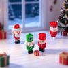 4 szt. Urocze Mini Figurki Elfów Bożonarodzeniowych Urocze Elfy Małe Elfy Dekoracja Do Ogrodu Bajkowego Dekoracje Świąteczne