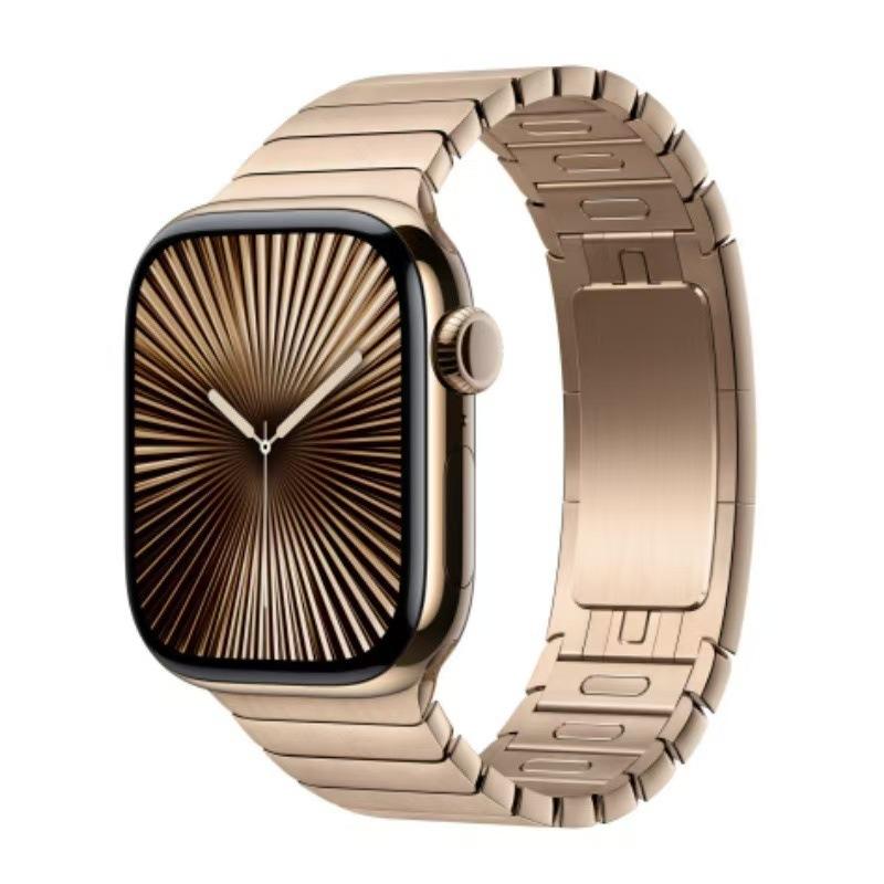 

Підходить для Apple Watch10 Apple Ultra Stainless Steel Metal Strap One Bead Button Removal Removal 42/44/45/46/49MM（s10 46)