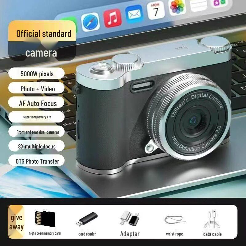 New 9600W Pixel HD Flip Screen Student Selfie Camera