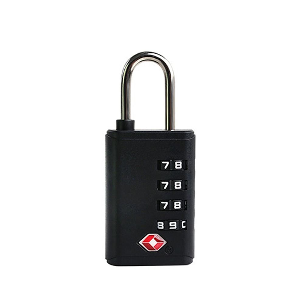 Padlock 4 Digit Combination Lock TSA Cabinet Locker New Customs Password Lock  Travel