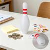 Bowlingpin Vormige Spaarpot Creatief Realistisch Ontwerp Grote Opbergruimte Geweldige Woondecoratie Cadeau Voor Bowlingliefhebbers