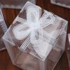 10-20 Stück Transparente Valentinstags-Geschenkbox Kuchenverpackung PVC-Box Geburtstag Hochzeit Schokolade Süßigkeiten Dragees Party Event Geschenkbox