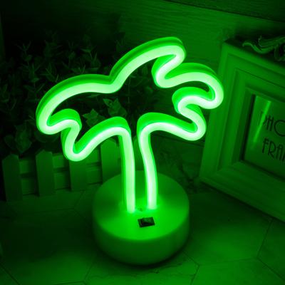 LEDNeon Light USB/Battery Operated Neon Sign Decorative Lights Wall Room Decor with Pedestal for Christmas Thanksgiving Birthday Party Wedding