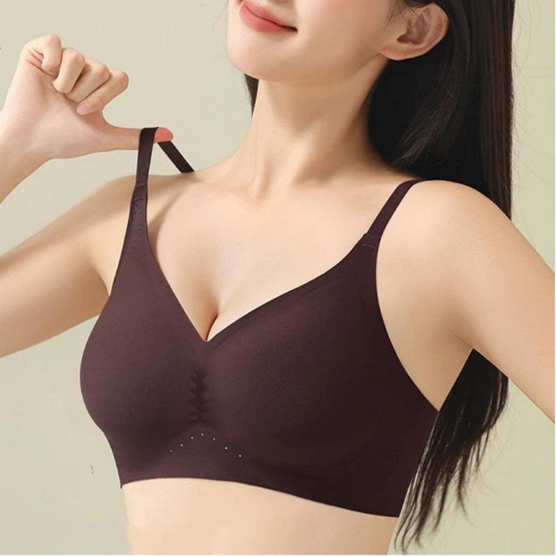 Wireless Soft Support Seamless Bra For Women Small Chest Push Up