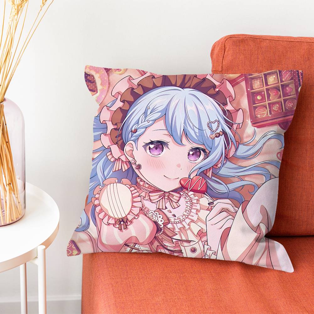 BBanG Dream Anime Pillow Case Plush Fabric Soft Pillowcase Double Sided Print Cushion Cover Household Gifts
