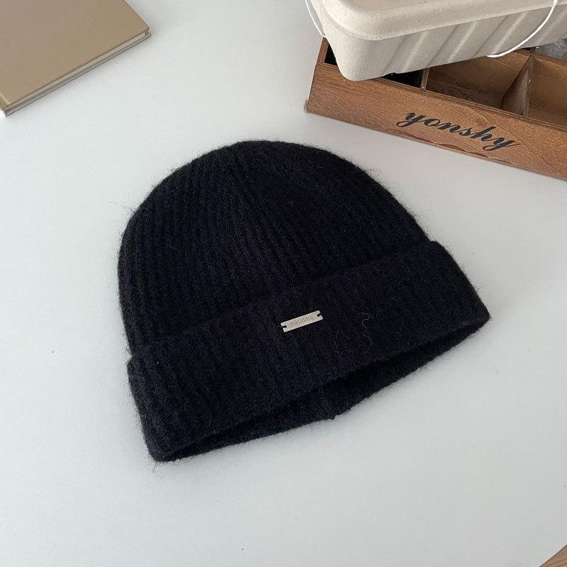 

Women s Soft Wool Blend Knit Hat - Japanese Style, Versatile & Warm Retro Winter Beanie. One Size