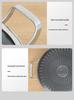Deepened 316 Stainless Steel Non-Stick Double-Handle Pan for Pancakes - Compatible with Induction and Gas Cookers