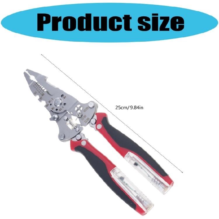 Foldable Wire Stripper Tool Multifunction Wire Strippers Electrical 16 in 1 Wire Cutter Wire Crimper Wire Stripping