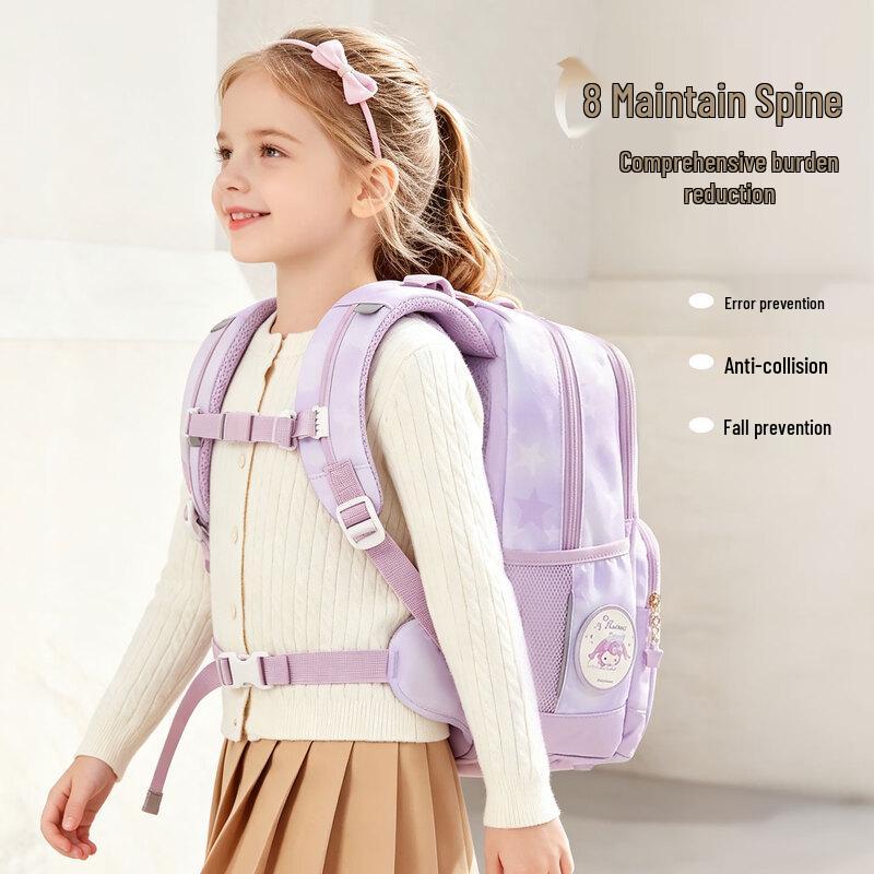 Hello Kitty Girls' Anti-Sag Pressure-Reducing Backpack