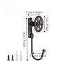 Iron Wall Hanging Hook Rustic Coat Hanger Retro Key Organizer  Courtyards
