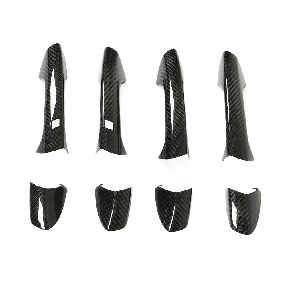 Zewnętrzna osłona klamki drzwiowej z prawdziwego włókna węglowego, zamiennik dla Mercedesa?Benz W204 W212 W218 W207