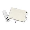 Moleskine Classic Medium Horizontally QP050 Notebook, Hardcover, Size, Black, Ruled,