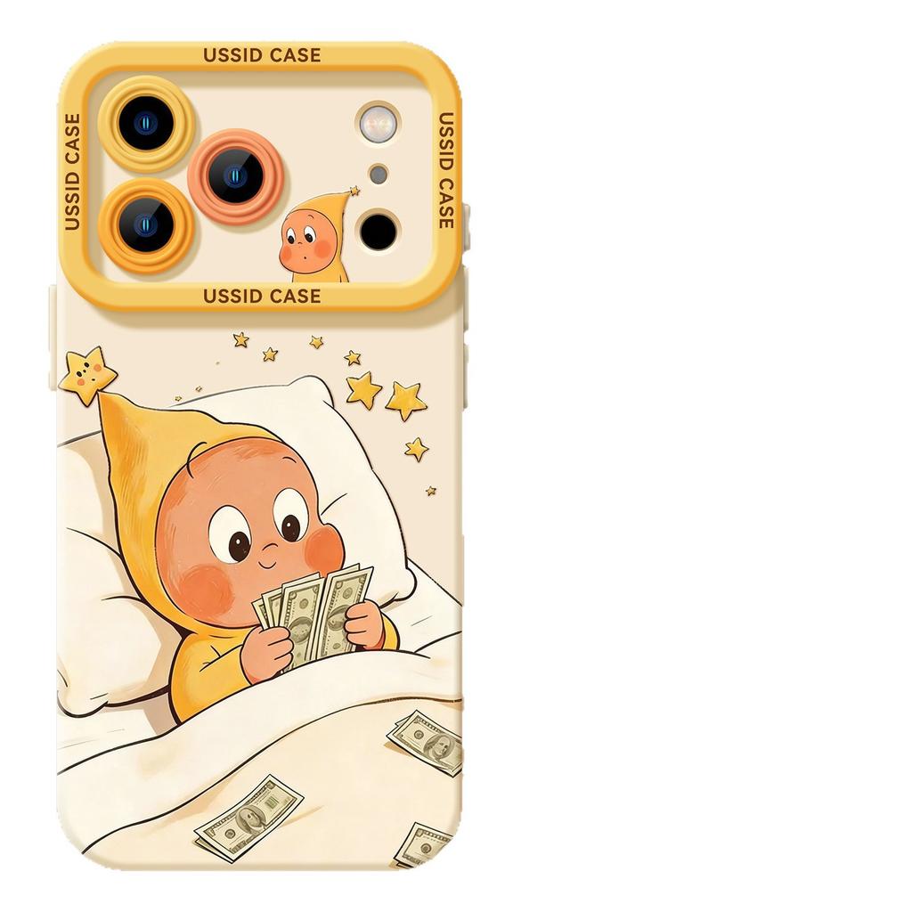 Mobile Phone Case with Lanyard, Suitable for Iphone11 Counting Doll 11promax Silicone 11 Apple 11 Looks Good 11 Sets