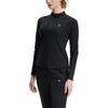 FILA Athletics Series Half-Zip Pullover Breathable Simple Casual Sports Top Women tops A11W511210FBK-1