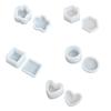 Practical Silicone Bowl Mold Handmade Crafting Molds Various Shape Silicone Texture for Resin Candle and Plaster