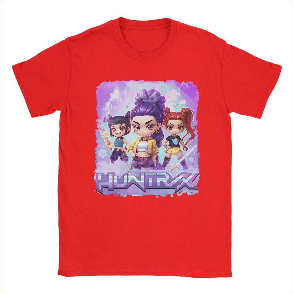 Kpop Demon Hunter Hutrix Girls Men's T Shirt Novelty Tees Short Sleeve Crew Neck T-Shirt Pure Cotton Gift Idea Clothing