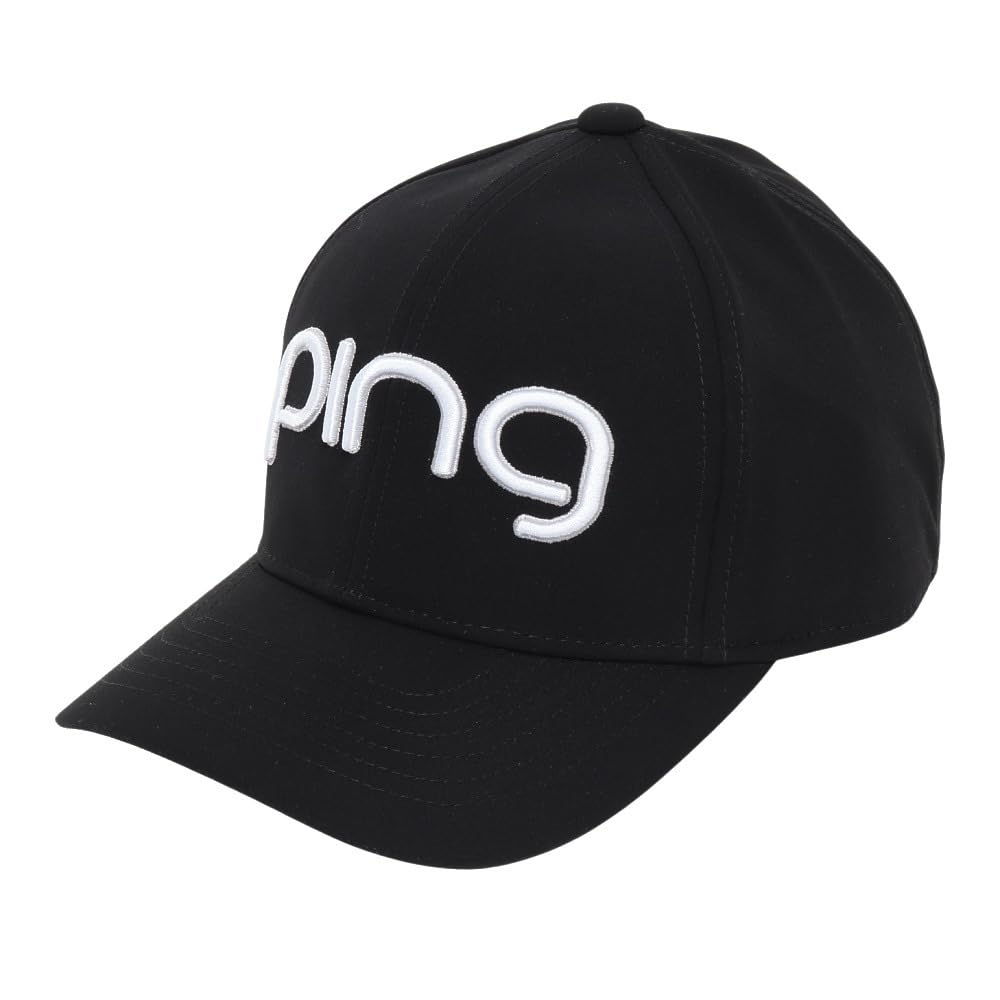 PING Golf Tour Cap BK 38218 Water-Repellent HW-L2501 (Black/FF/Women's)